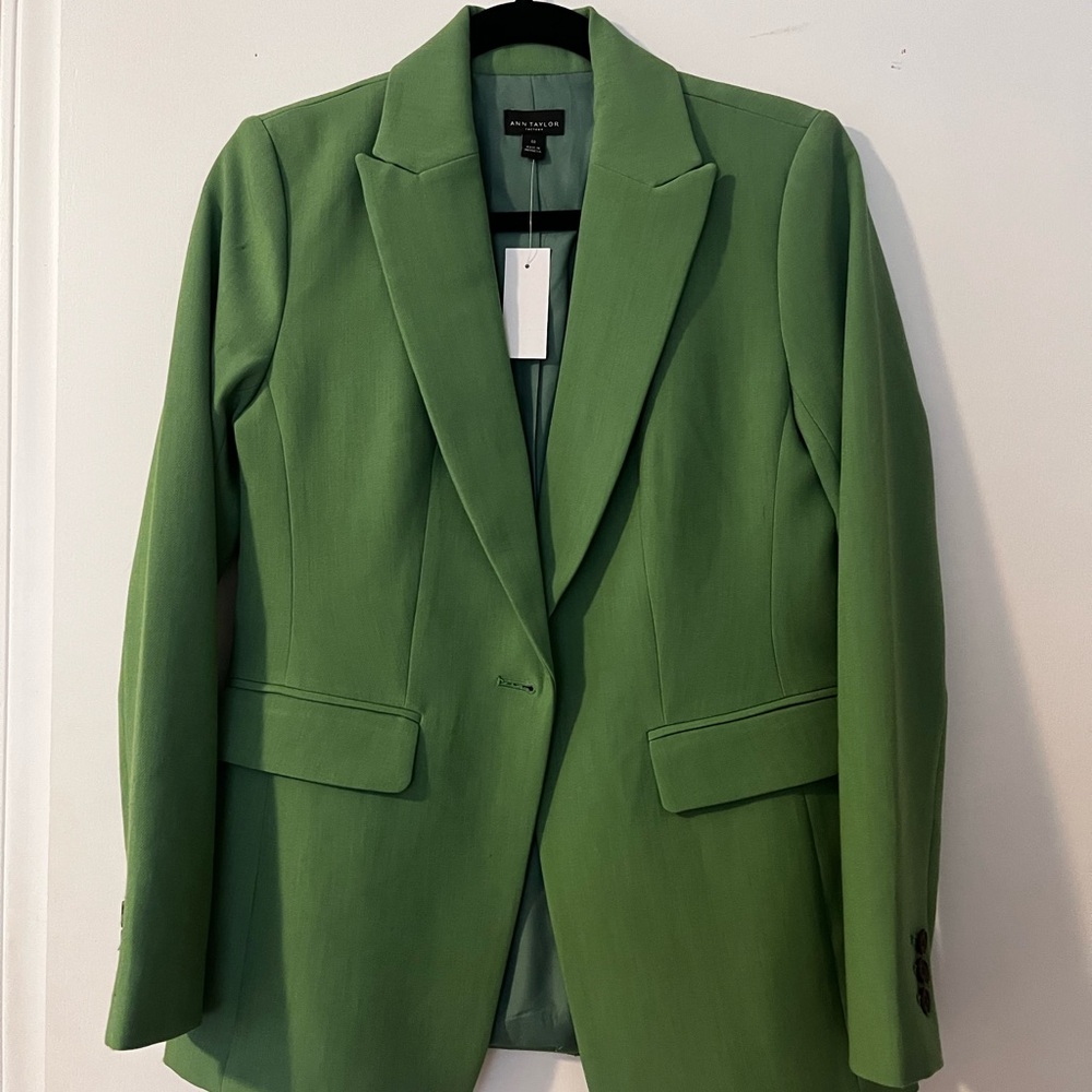 Ann Taylor Vibrant Green Women's Blazer
